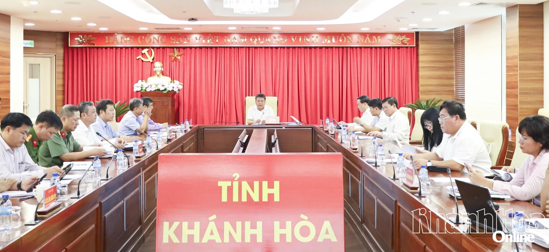 Thường trực Ban Chỉ đạo phòng, chống tham nhũng, lãng phí, tiêu cực tỉnh Khánh Hòa tổ chức cuộc họp tháng 8-2026