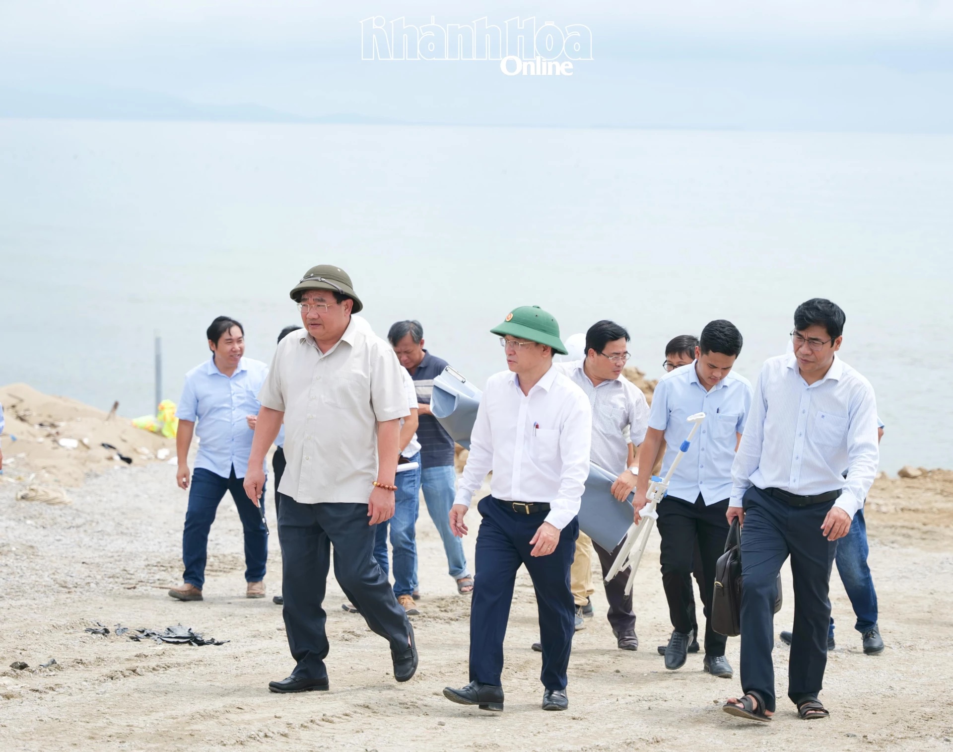 Phó Chủ tịch UBND tỉnh Trịnh Minh Hoàng kiểm tra tiến độ Dự án thành phần 1 Dự án Nhà máy điện hạt nhân Ninh Thuận 1