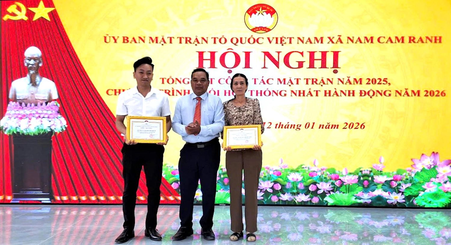 Mặt trận xã Nam Cam Ranh triển khai công tác năm 2026 