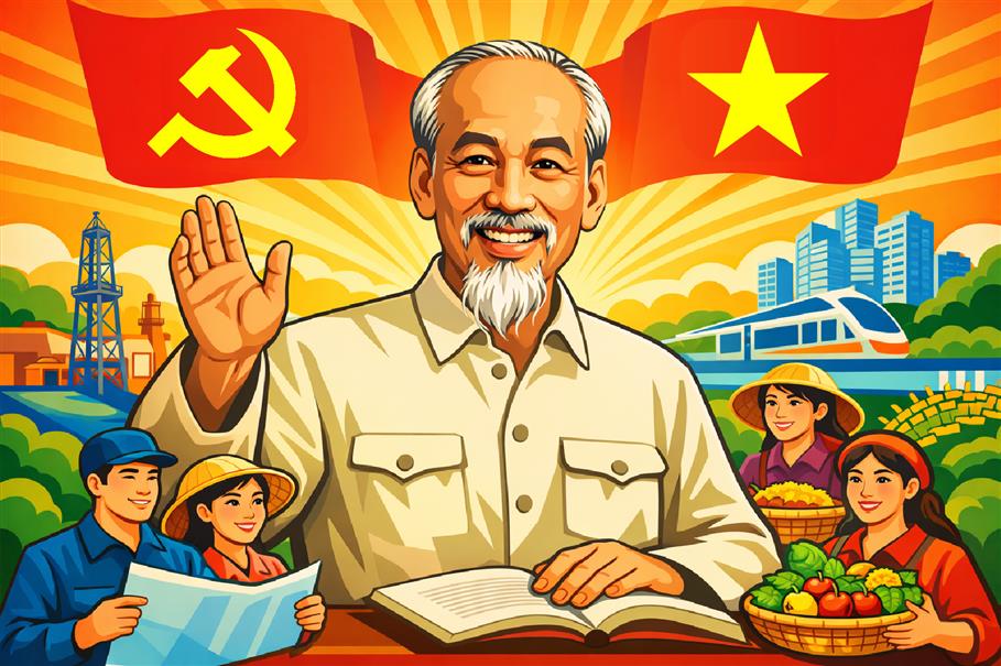 Chủ tịch Hồ Chí Minh, lãnh tụ thiên tài của cách mạng Việt Nam - tấm gương tiêu biểu, mẫu mực nhất về tinh thần dám nghĩ, dám làm, dám đổi mới, sáng tạo vì sự nghiệp xây dựng và bảo vệ Tổ quốc
