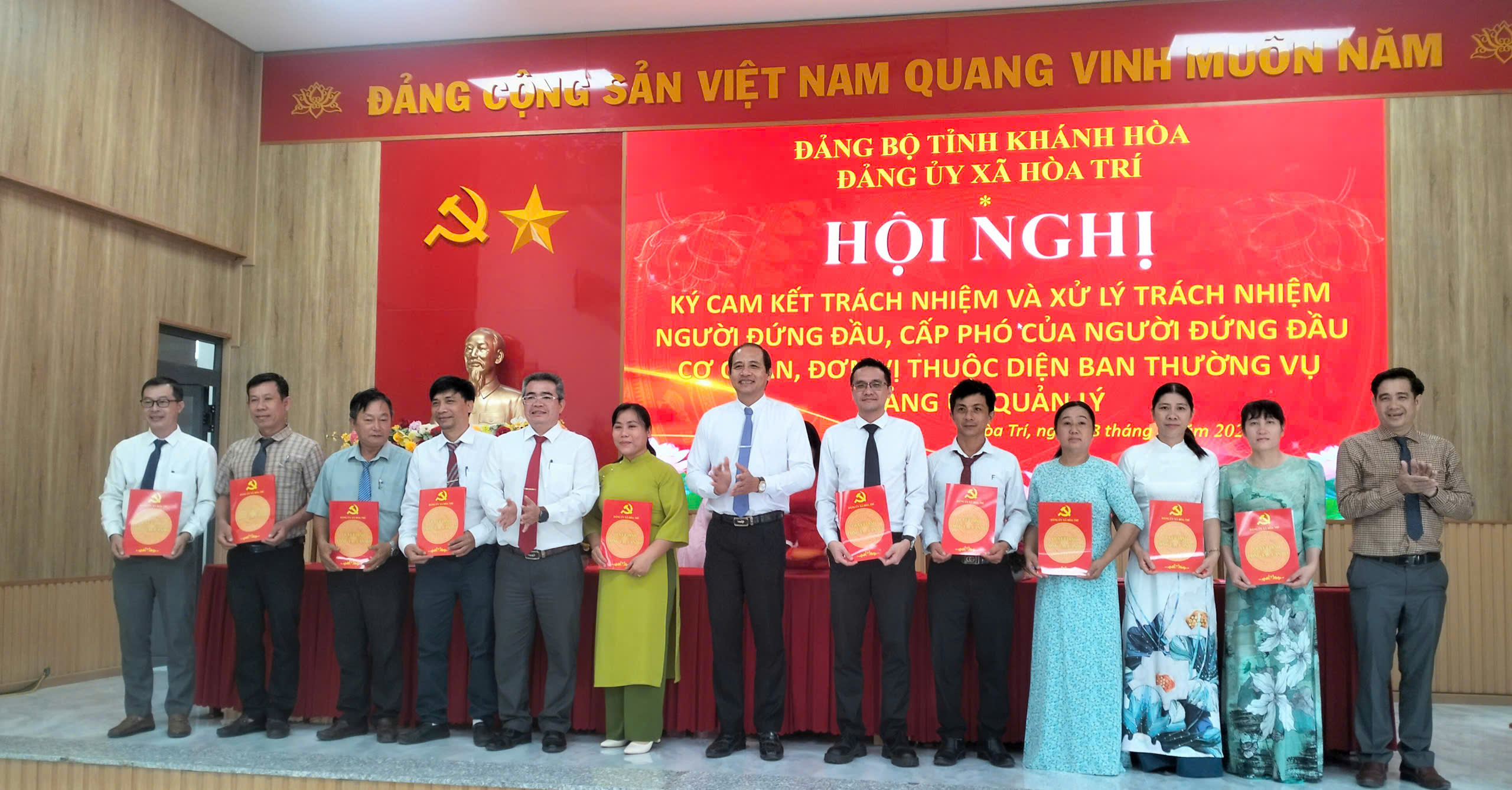 Hòa Trí: Tăng cường trách nhiệm người đứng đầu, cấp phó người đứng đầu trong thực hiện chức trách, nhiệm vụ