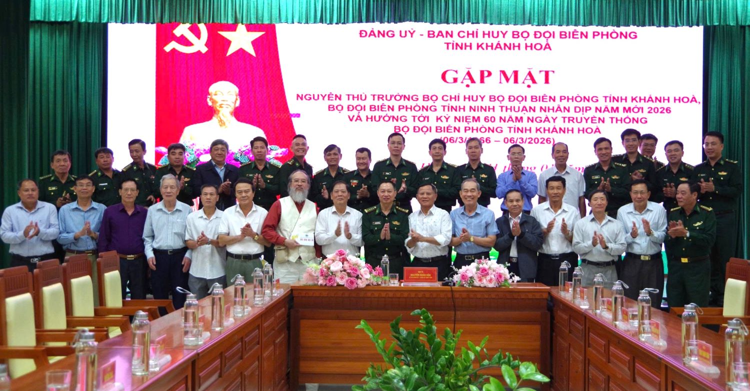 Bộ đội Biên phòng tỉnh Khánh Hòa gặp mặt nguyên cán bộ lãnh đạo, chỉ huy qua các thời kỳ