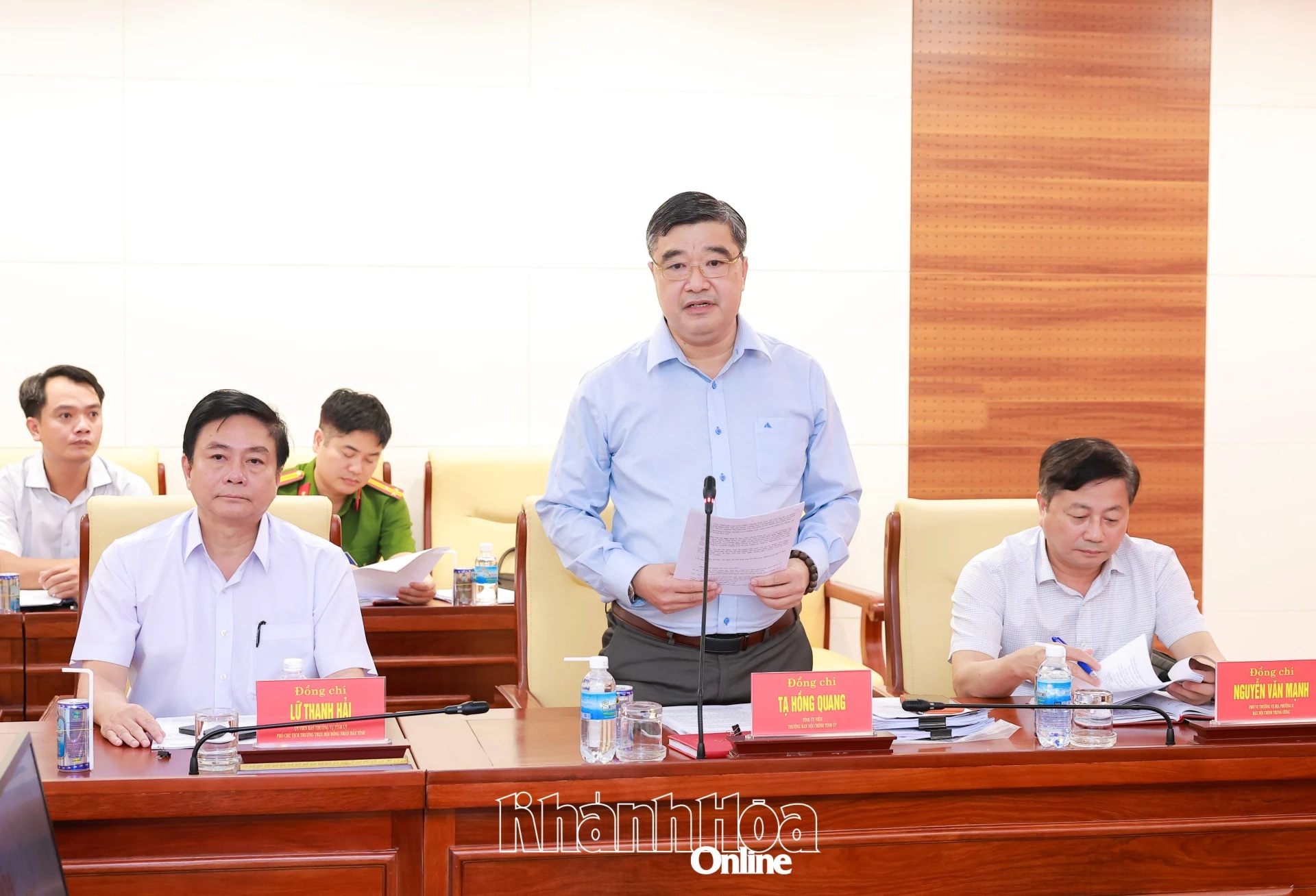 Ban Chỉ đạo Phòng, chống tham nhũng, lãng phí, tiêu cực tỉnh Khánh Hòa tổ chức Phiên họp thứ 6