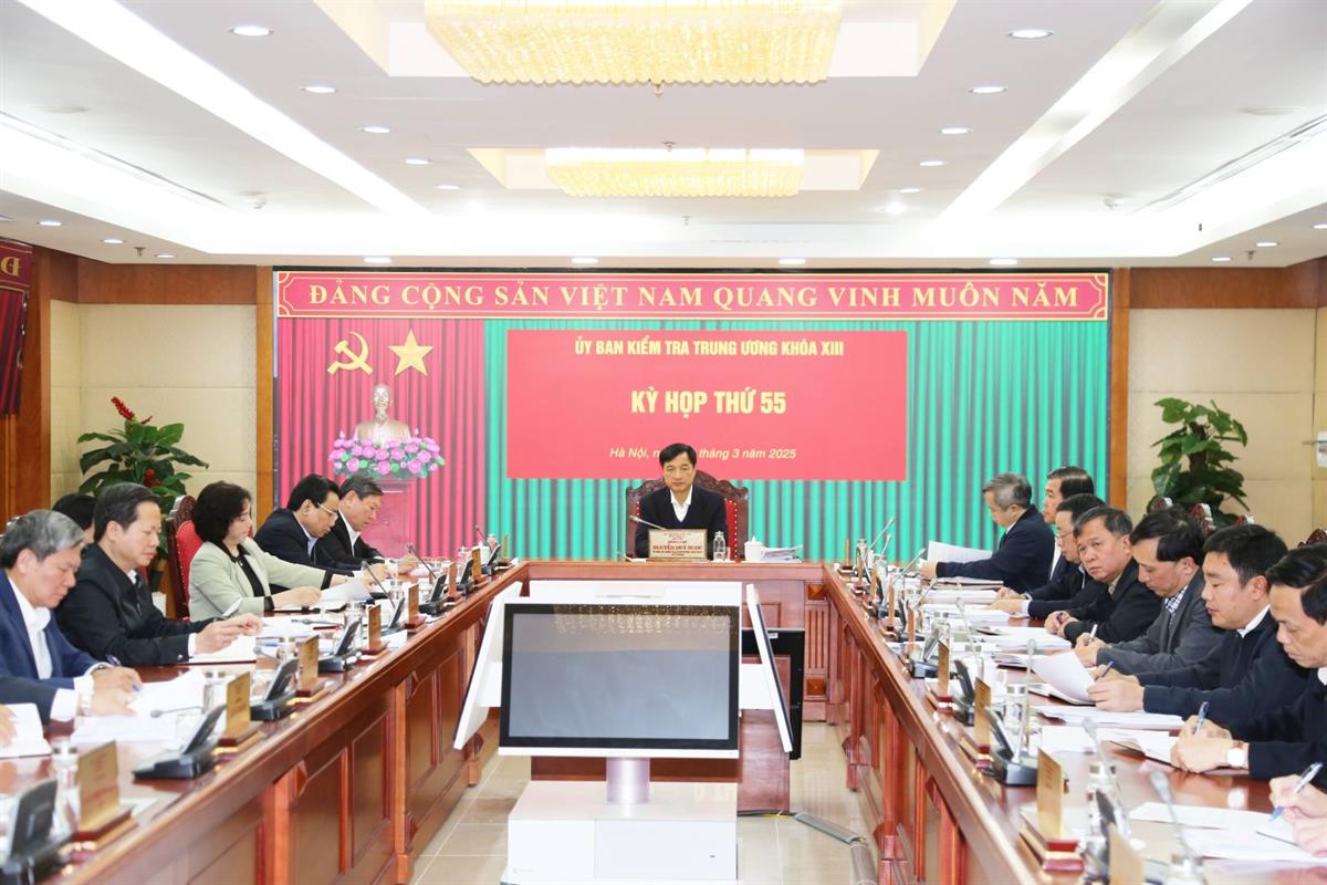 Ủy ban kiểm tra Trung ương Hướng dẫn công tác nhân sự ủy ban kiểm tra các cấp