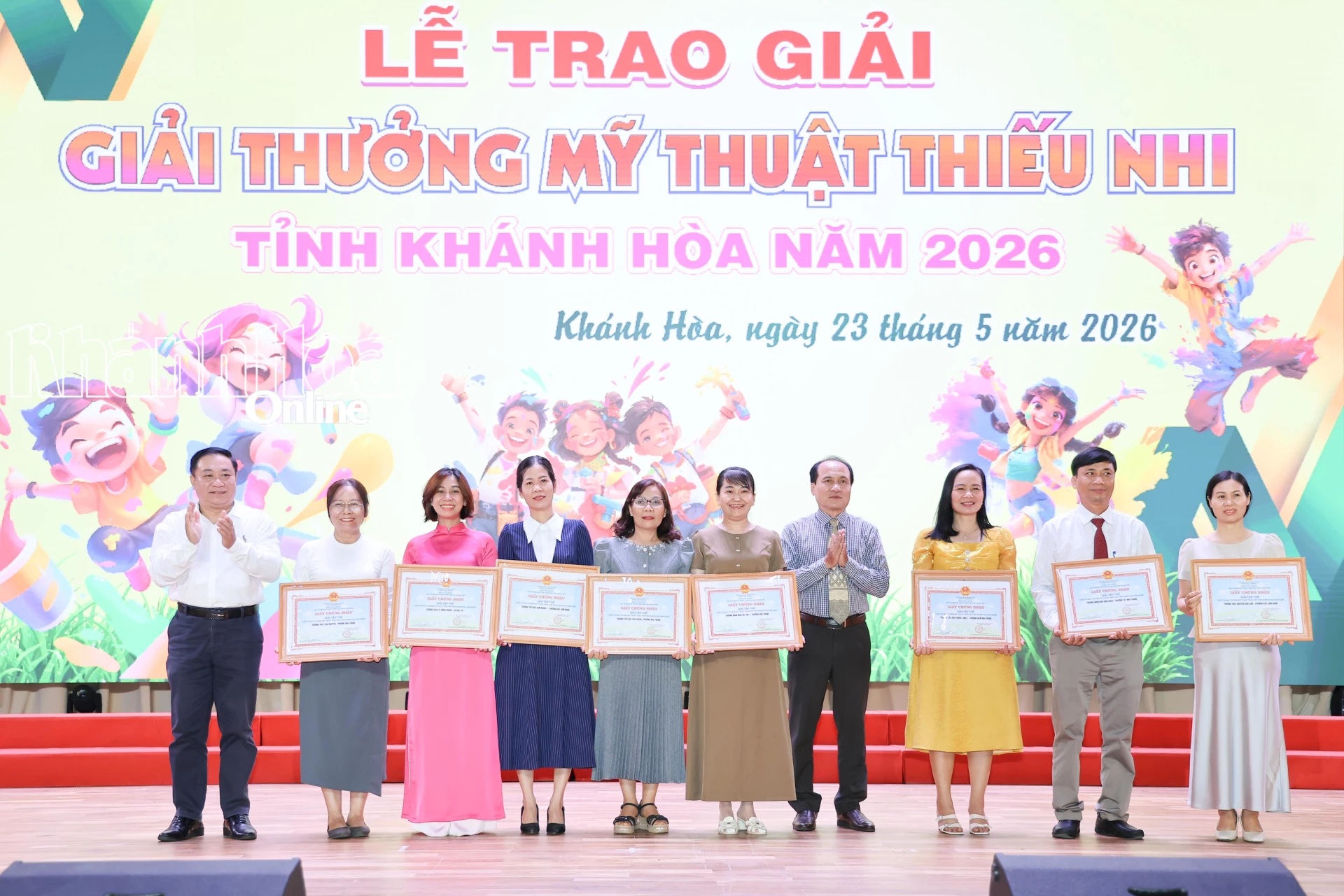 540 tác phẩm đoạt Giải thưởng mỹ thuật thiếu nhi tỉnh Khánh Hòa năm 2026