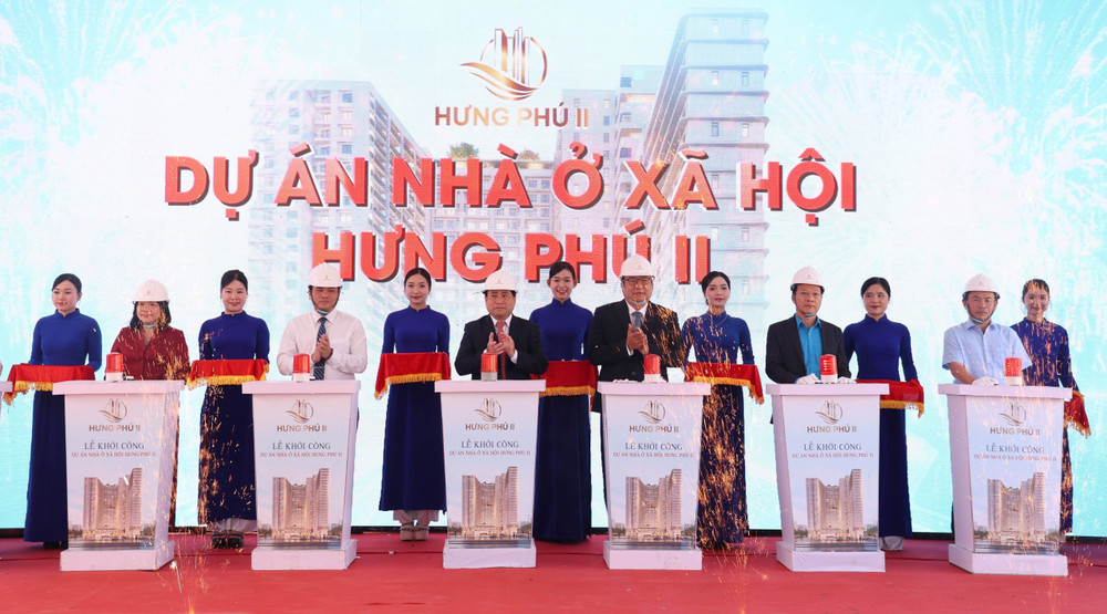 Khởi công Dự án Nhà ở xã hội Hưng Phú II