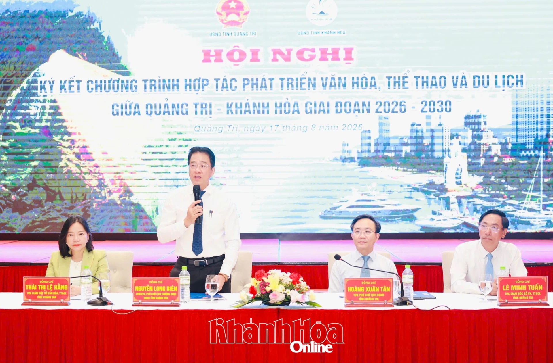 Quảng Trị - Khánh Hòa đẩy mạnh hợp tác văn hóa, thể thao và du lịch 