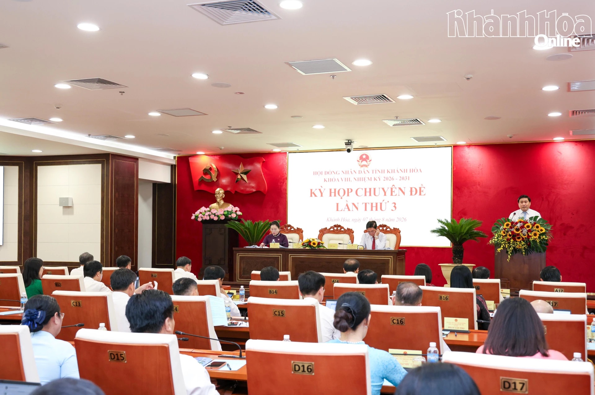 Kỳ họp chuyên đề lần thứ 3, HĐND tỉnh Khánh Hòa khóa VIII