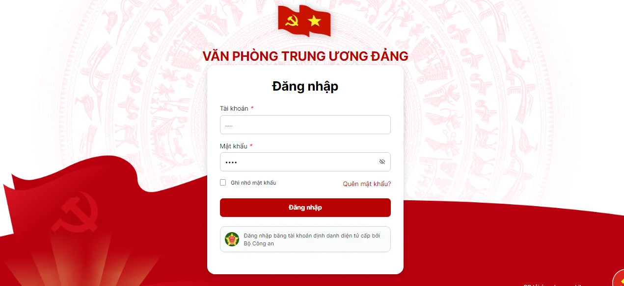 Hướng dẫn đăng nhập Sổ tay đảng viên trên máy tính 