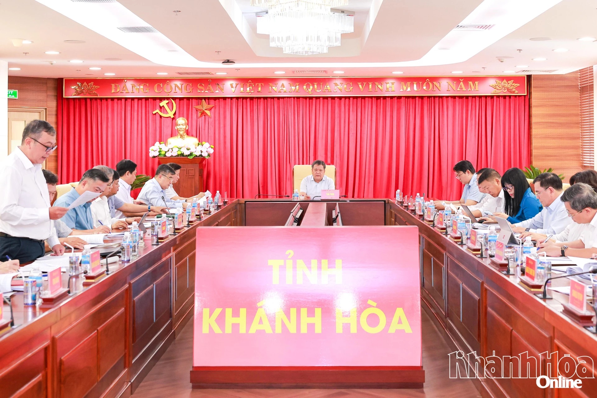 Giao ban công tác nội chính, phòng, chống tham nhũng, lãng phí, tiêu cực, cải cách tư pháp 9 tháng