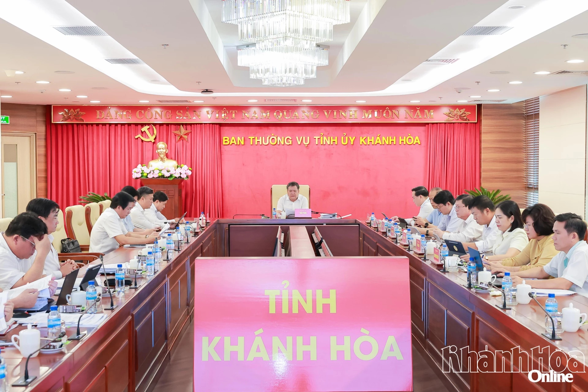 Ban Thường vụ Tỉnh ủy Khánh Hòa cho ý kiến nhiều nội dung quan trọng