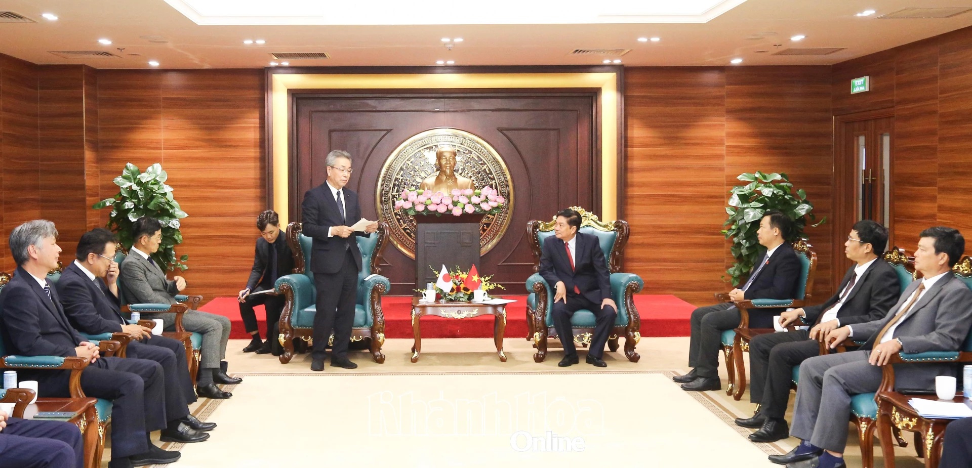 Phó Chủ tịch Thường trực HĐND tỉnh Lữ Thanh Hải làm việc với Đoàn Công tác Nhóm Nghiên cứu ASEAN thuộc HĐND tỉnh Hiroshima