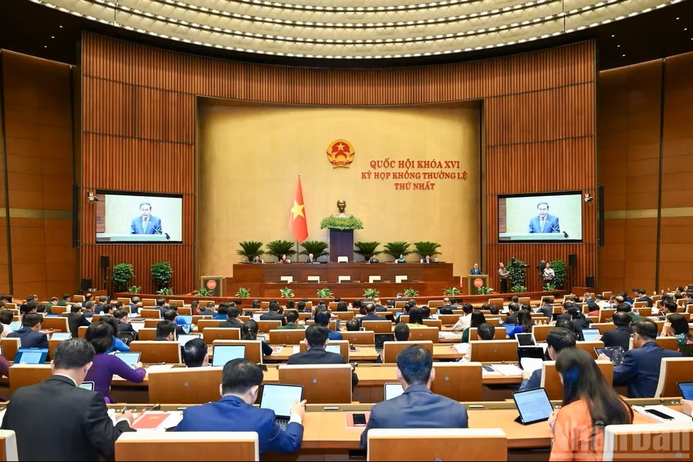 Thông cáo báo chí số 1, Kỳ họp không thường lệ thứ nhất, Quốc hội khóa XVI
