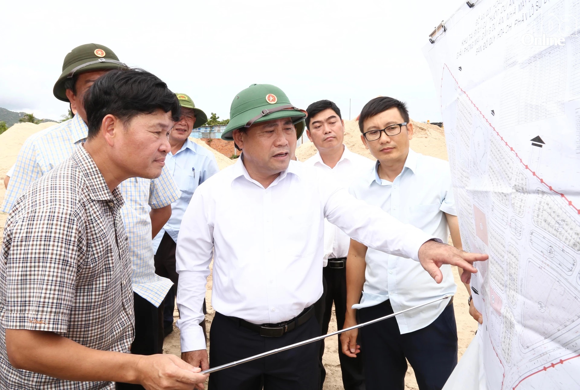 Phó Bí thư Tỉnh ủy, Chủ tịch HĐND tỉnh Lâm Đông kiểm tra tại Dự án Nhà máy Điện hạt nhân Ninh Thuận 2