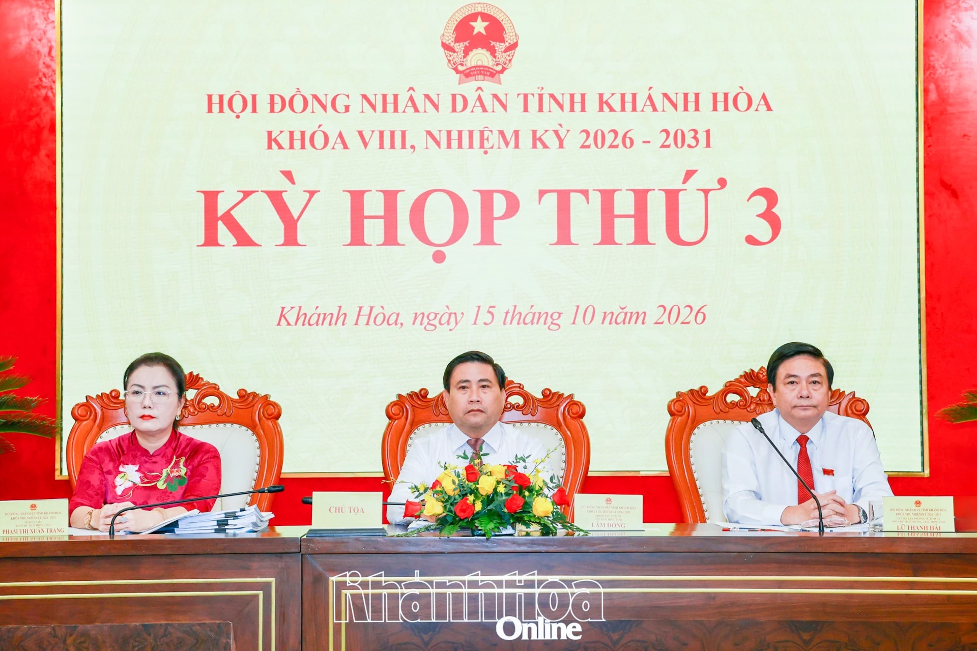 Kỳ họp thứ 3, HĐND tỉnh Khánh Hòa khóa VIII