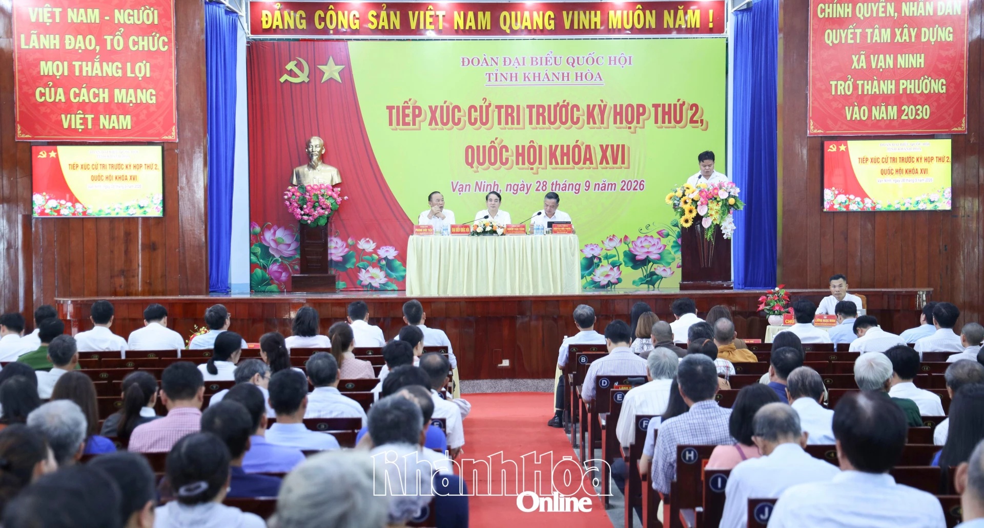 Đại biểu Quốc hội tỉnh Khánh Hòa tiếp xúc cử tri 5 xã khu vực Vạn Ninh