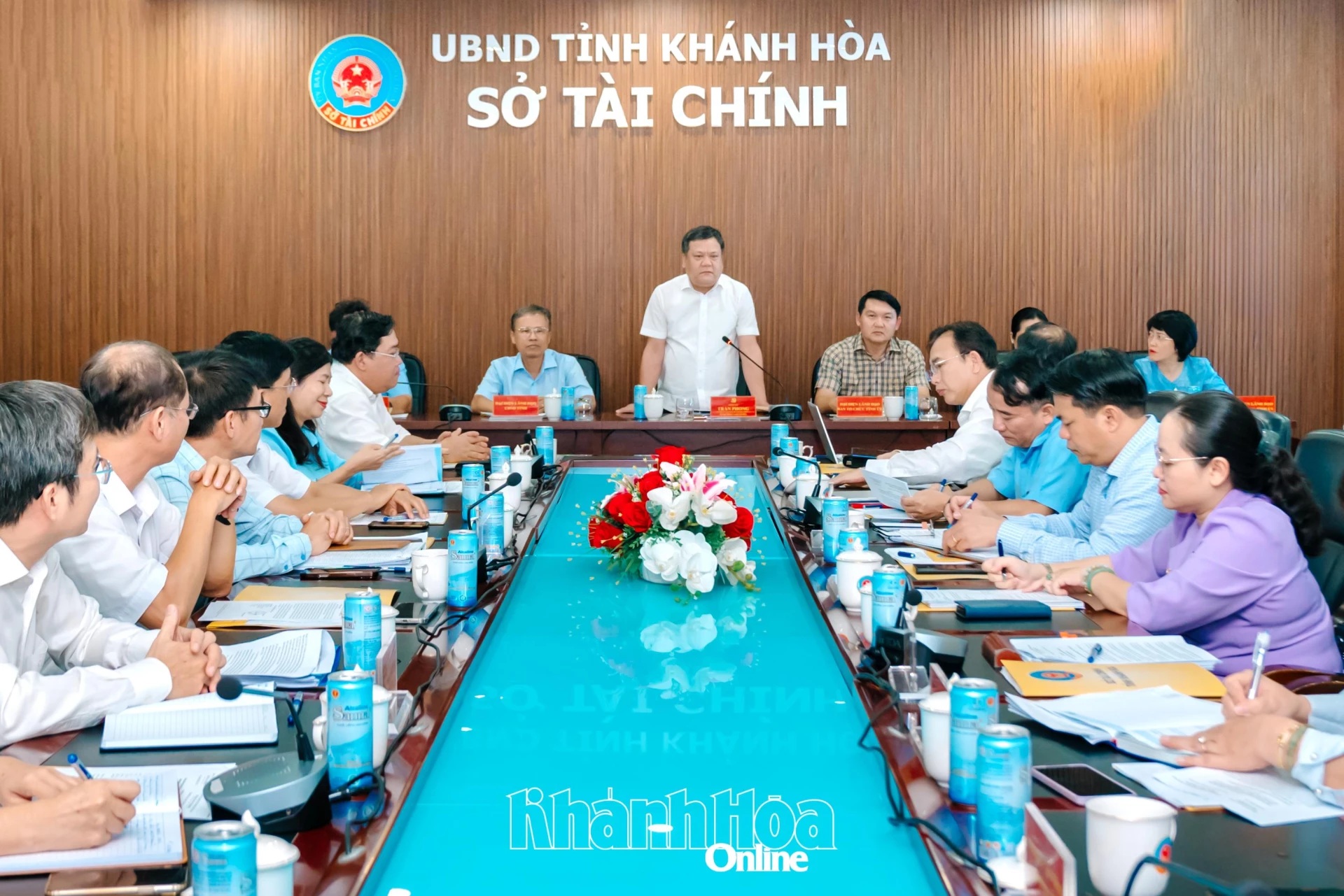 Bí thư Tỉnh ủy Khánh Hòa Trần Phong làm việc với Sở Tài chính