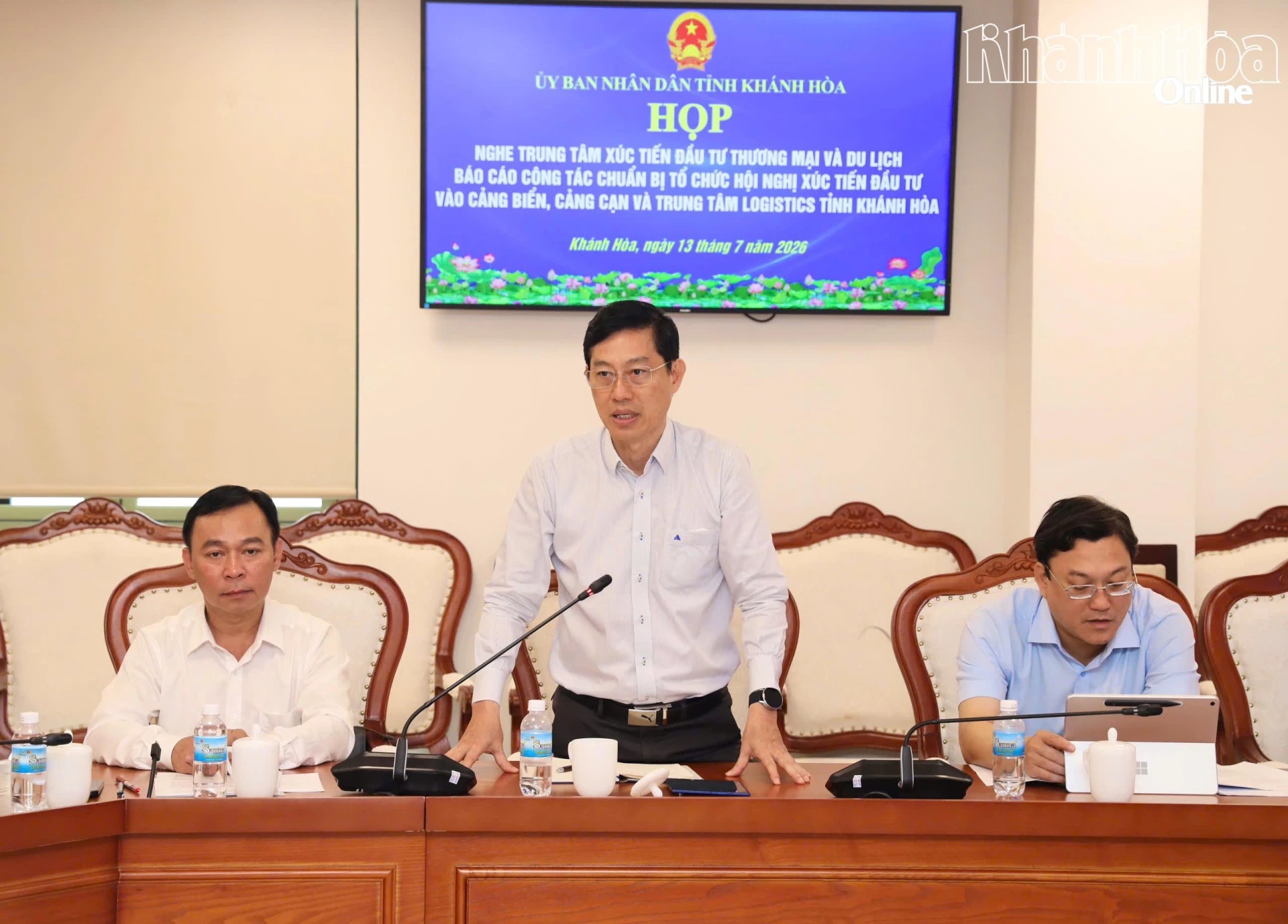 Chuẩn bị chu đáo cho Hội nghị xúc tiến đầu tư vào cảng biển, cảng cạn và logistics tỉnh Khánh Hòa