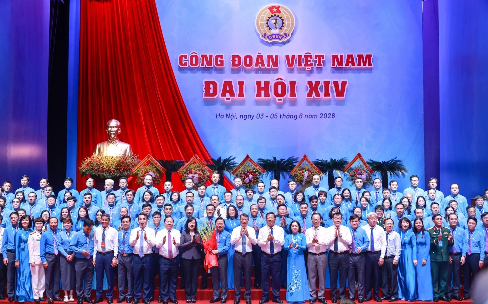 Đại hội Công đoàn Việt Nam lần thứ XIV, nhiệm kỳ 2026 - 2031 thành công tốt đẹp