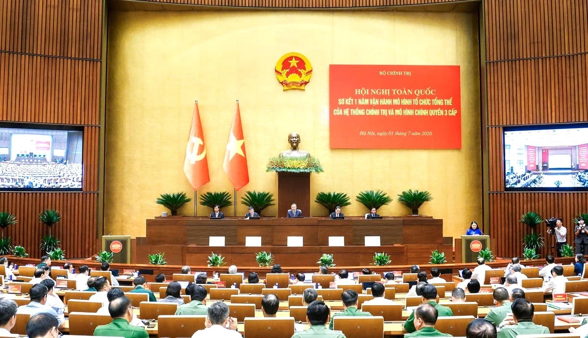 Hội nghị toàn quốc sơ kết 1 năm 6 tháng triển khai thực hiện Nghị quyết số 57 của Bộ Chính trị