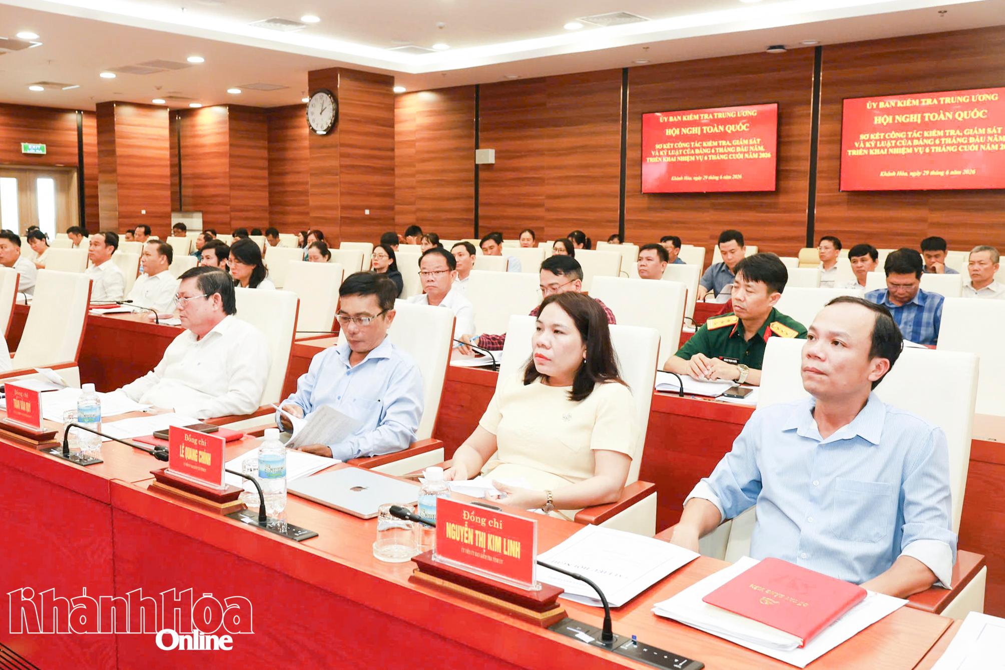 Sơ kết công tác kiểm tra, giám sát và thi hành kỷ luật của Đảng 6 tháng đầu năm 2026