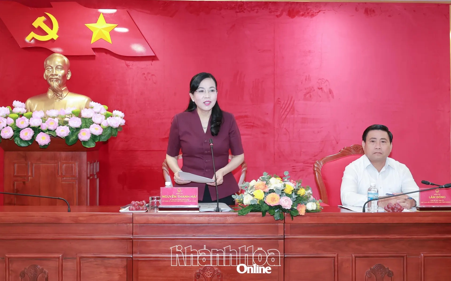 Ủy ban Khoa học, Công nghệ và Môi trường của Quốc hội làm việc với UBND tỉnh Khánh Hòa về sửa đổi, bổ sung một số điều của 3 dự án luật 